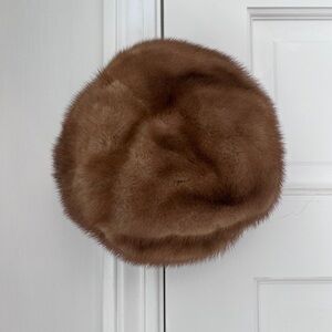 Elegant Brown Fur Hat